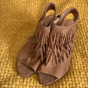 Cato suede open boots